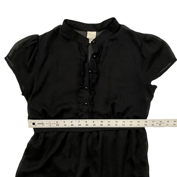 ๐ 3/$25 ๐ Merona | Sheer Dress with a Back Slip Attached | Black |Medium - Picture 9 of 10